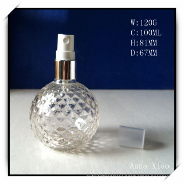 100ml Round Glass Perfume Bottles with Sprayers